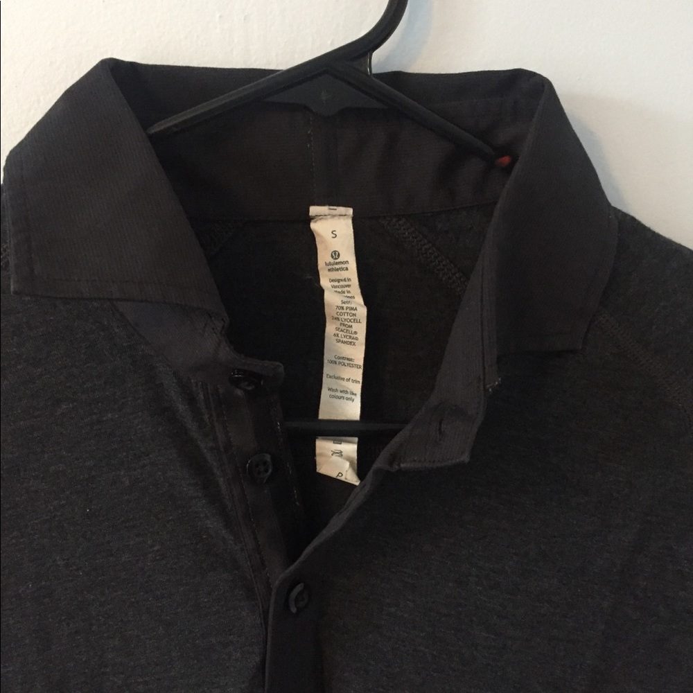 Lululom long sleeve polo